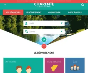 Lacharente.fr(La Charente) Screenshot
