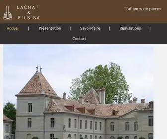 Lachatetfils.ch(Lachat et Fils) Screenshot