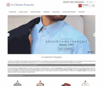 Lachemisefrancaise.fr(La Chemise Française) Screenshot