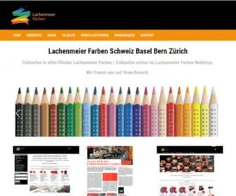 Lachenmeierfarben.ch(Farben Schweiz Basel Bern Zürich) Screenshot
