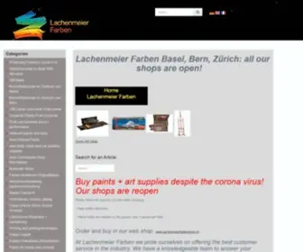 Lachenmeierfarbenshop.ch(Thomas Lachenmeier & Co) Screenshot