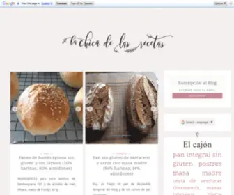 Lachicadelasrecetas.com(La chica de las recetas) Screenshot