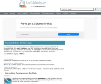 Lachimie.fr(Matériel) Screenshot