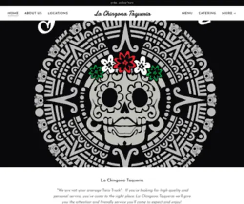 Lachingonataqueria.com(La Chingona Taqueria) Screenshot