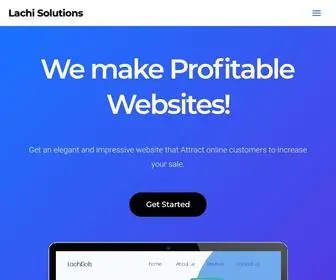 Lachisolutions.com(Custom Web Design) Screenshot