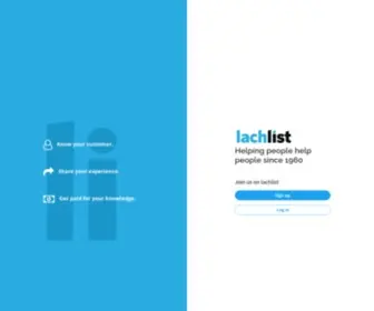 Lachlist.com(Mobile Application) Screenshot