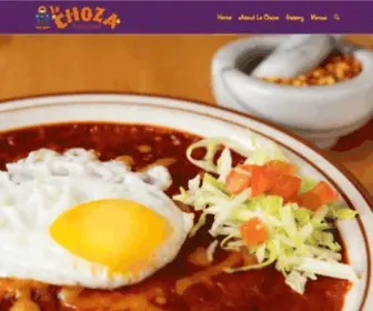 Lachozasf.com(La Choza Restaurant) Screenshot