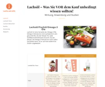 Lachs-Oel.info(Lachsöl) Screenshot