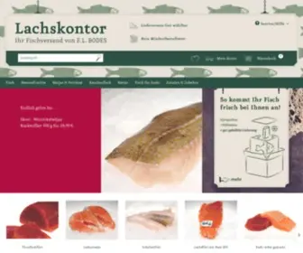 Lachskontor.de(Lachskontor Frischfisch Versand) Screenshot