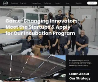 Laci.org(Los Angeles Cleantech Incubator) Screenshot