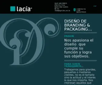 Lacia.com(La Cía”) Screenshot