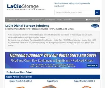 Laciestorage.com(LaCie Digital Storage) Screenshot