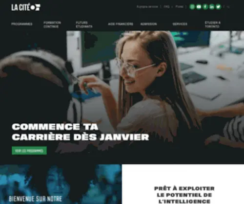 Lacitec.on.ca(La Cité) Screenshot