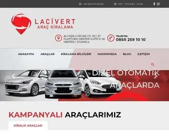 Lacivertarackiralama.com(Lacivert Araç Kiralama) Screenshot