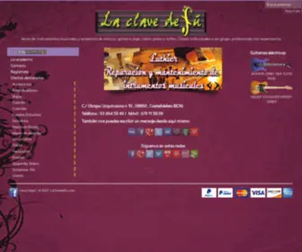 Laclavedefu.com(Instrumentos musicales) Screenshot