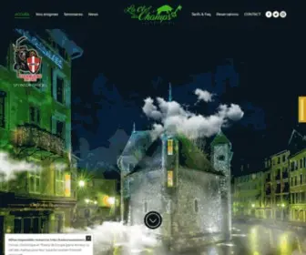 Laclefdeschampsannecy.com(Escape game Annecy) Screenshot