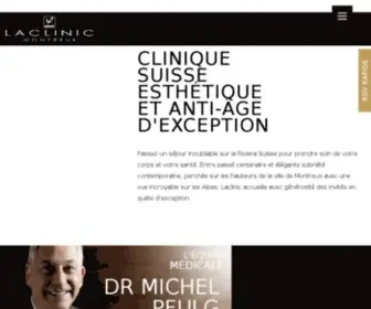 Laclinic.ch(Clinique Suisse de chirurgie et médecine esthétique) Screenshot