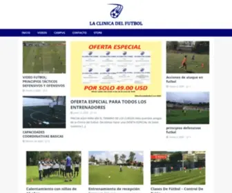 Laclinicadelfutbol.com(Capacitacion para Entrenadores de Futbol) Screenshot