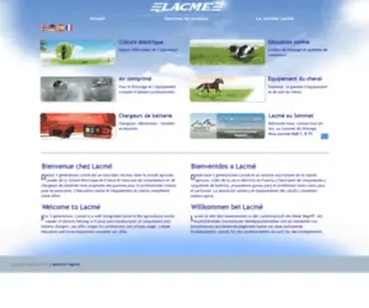 Lacme.com(Lacmé) Screenshot