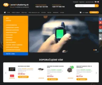 Lacneautoalarmy.sk(Lacné Autoalarmy) Screenshot