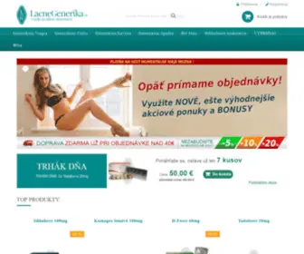 Lacnegenerika.sk(Internetový magazín s najzaujímavejšími článkami) Screenshot