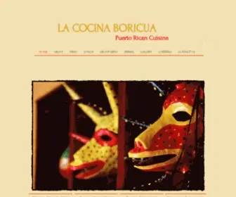 Lacocinaboricua.com(La Cocina Boricua) Screenshot