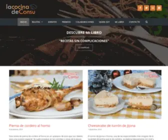 Lacocinadeconsu.es(La cocina de Consu) Screenshot