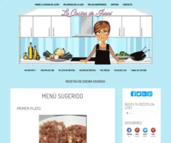 Lacocinadejuani.com(Recetas de cocina) Screenshot