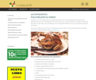 Lacocinadepili.com(La cocina de Pili) Screenshot