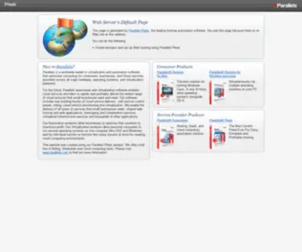 Lacollectionducitoyen.fr(Default Parallels Plesk Page) Screenshot