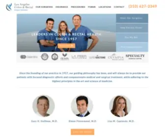 Lacolon.com(Beverly Hills Hemorrhoid Doctor) Screenshot
