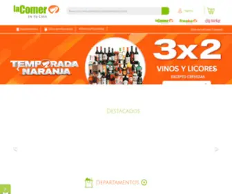 Lacomer.com.mx(Comercial Mexicana) Screenshot