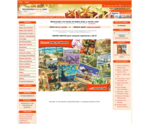 Lacometablanca.com(La tienda on) Screenshot