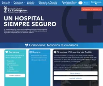 Laconcepcion.com.mx(Hospital) Screenshot