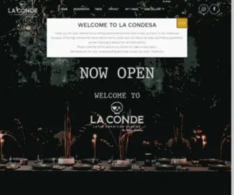 Lacondesarestaurants.com(La Condesa) Screenshot