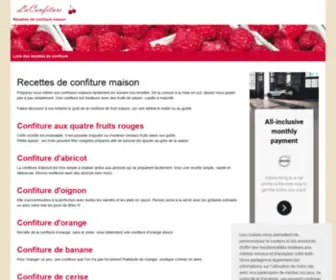 Laconfiture.com(Recette de confiture maison) Screenshot