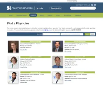 Laconiaclinic.com(Physicians) Screenshot