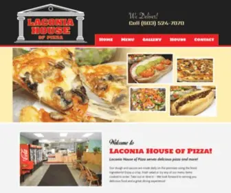 Laconiahop.com(Laconia House of Pizza) Screenshot