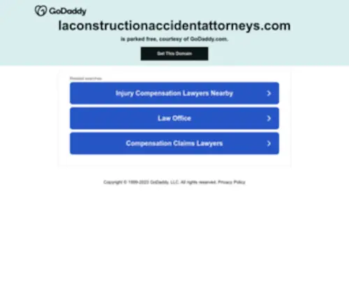 Laconstructionaccidentattorneys.com(WordPress) Screenshot