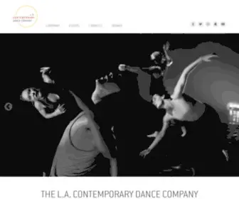 Lacontemporarydance.org(LA Contemporary Dance Company) Screenshot