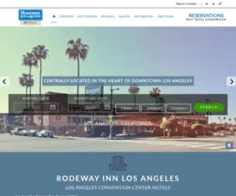 Laconventioninn.com(Rodeway Inn & Suites) Screenshot