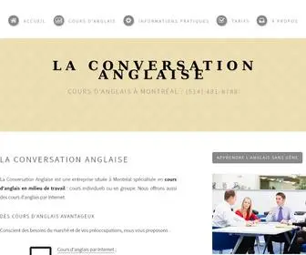 Laconversationanglaise.com(La Conversation Anglaise) Screenshot