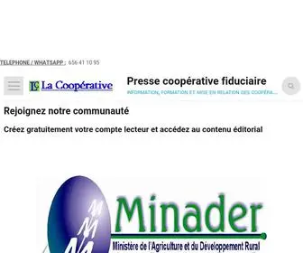 Lacooperative.info(Presse professionnelle de l') Screenshot