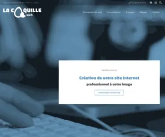 Lacoquilleweb.com(Création de sites internet et consultations sur Lorient) Screenshot