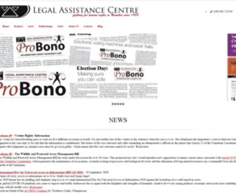 Lac.org.na(Legal Assistance Centre) Screenshot