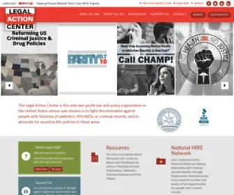 Lac.org(Legal Action Center) Screenshot