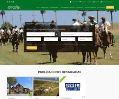 Lacoronilla.com.uy(Alquiler de propiedades de vacaciones en La Coronilla) Screenshot