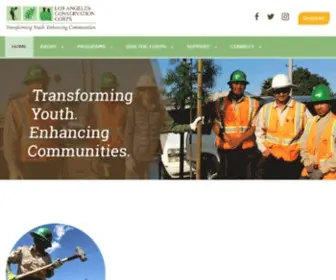 Lacorps.org(LA Conservation Corps) Screenshot