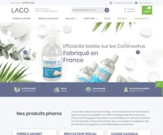 Lacoshop.com(Produits d'entretien et produits bien) Screenshot