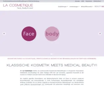 Lacosmetique.de(Professionelle kosmetische Behandlungen) Screenshot